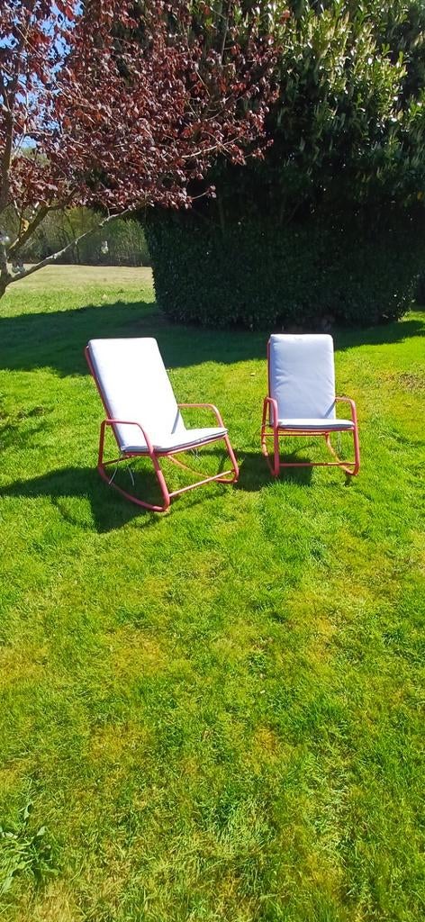 Schommelstoel tuinstoelen, Ophalen