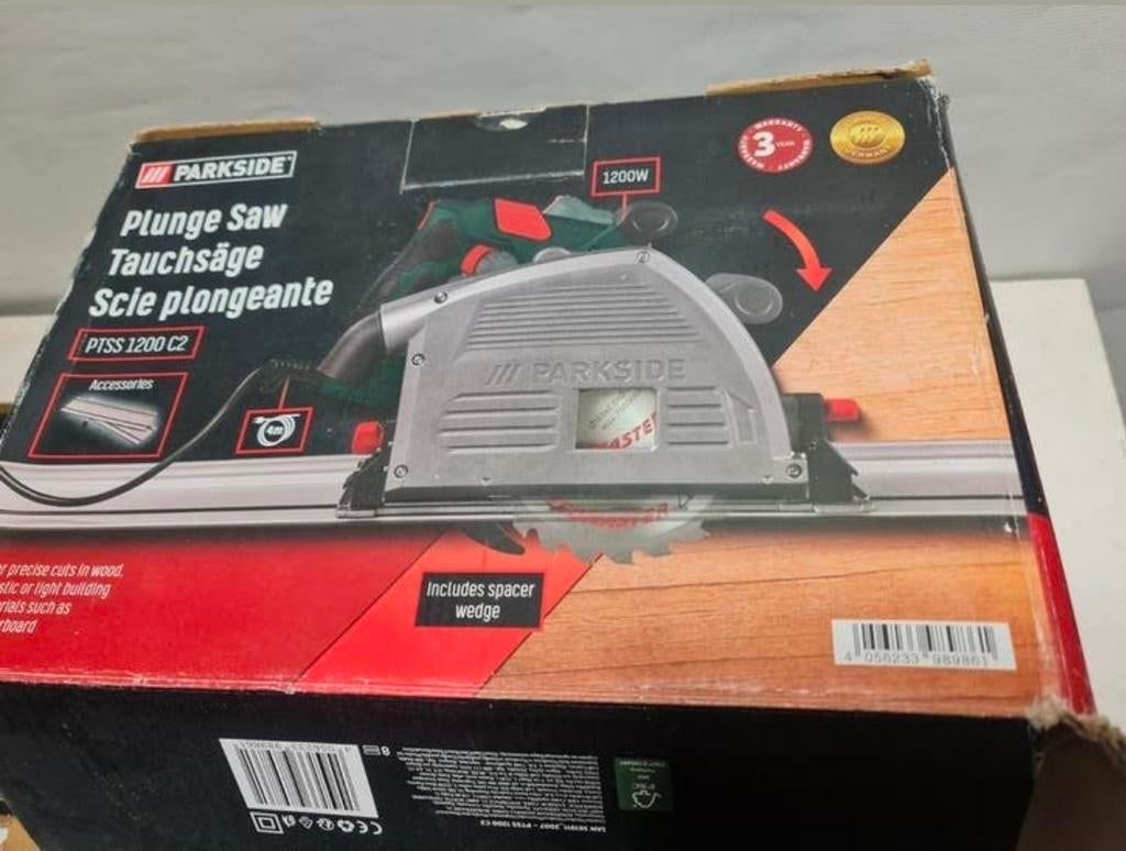 Parkside invalzaag incl 2 liniaal nieuw in doos, Nieuw, Ophalen of Verzenden, N.v.t, N.v.t