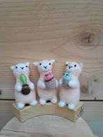 Seizoenstafel jaarring stekers dieren popjes wol naaldvilt, Ophalen of Verzenden, Figuurtje(s)