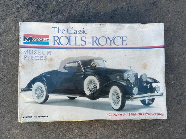 Monogram Rolls-Royce Phantom II Modelbouwkit 1:24, Hobby en Vrije tijd, Modelbouw | Auto's en Voertuigen, Nieuw, Auto, 1:32 tot 1:50