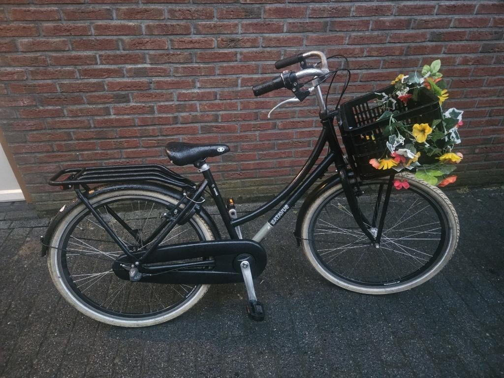 Batavus cnctd meisjesfiets transportfiets 26 inch 3V, Gebruikt, Versnellingen, Batavus, Ophalen