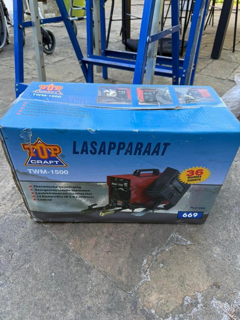 Topcraft lasapparaat 230V, Ophalen of Verzenden, Zo goed als nieuw, Minder dan 600 watt, Vlakschuurmachine