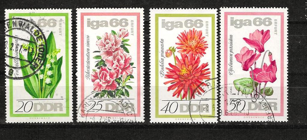 DDR 1189-1192, Ophalen of Verzenden, DDR, Gestempeld