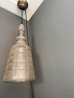 Unieke Hanglamp: Glas en Hout - Apart Design, Huis en Inrichting, Ophalen, Gebruikt, Glas, 50 tot 75 cm