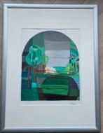 Partij ingelijste zeefdrukken, Ophalen of Verzenden