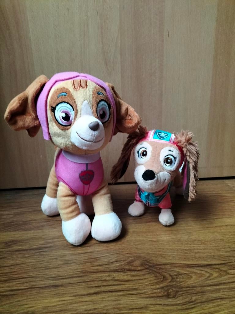 Paw Patrol knuffels Skye en Liberty, Ophalen, Zo goed als nieuw, Hond