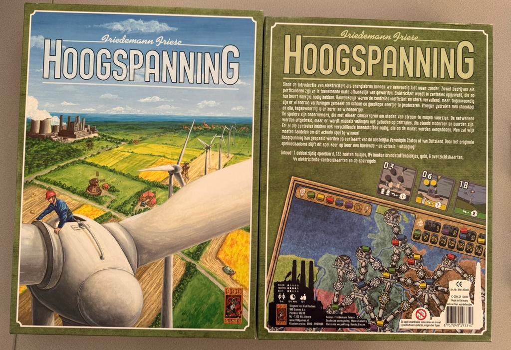 Bordspel Hoogspanning - als nieuw, Ophalen of Verzenden, Zo goed als nieuw