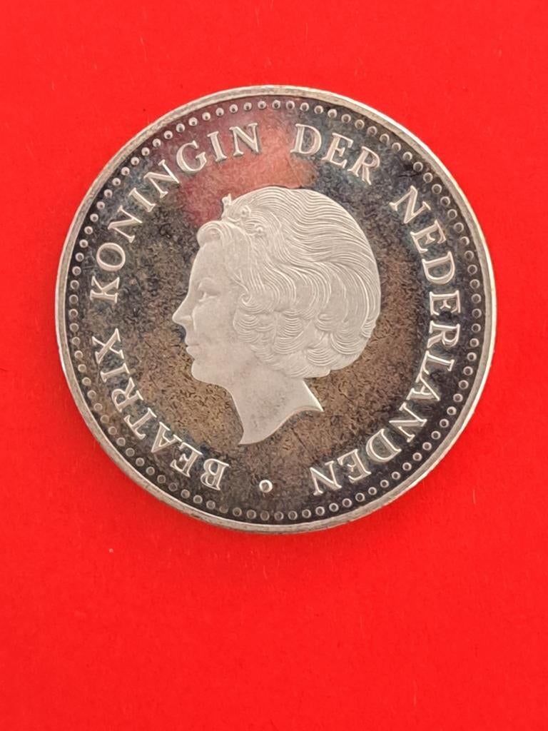 Nederlandse Antillen 50 gulden 1980, Postzegels en Munten, Munten | Nederland, Koningin Beatrix, Zilver, Ophalen of Verzenden