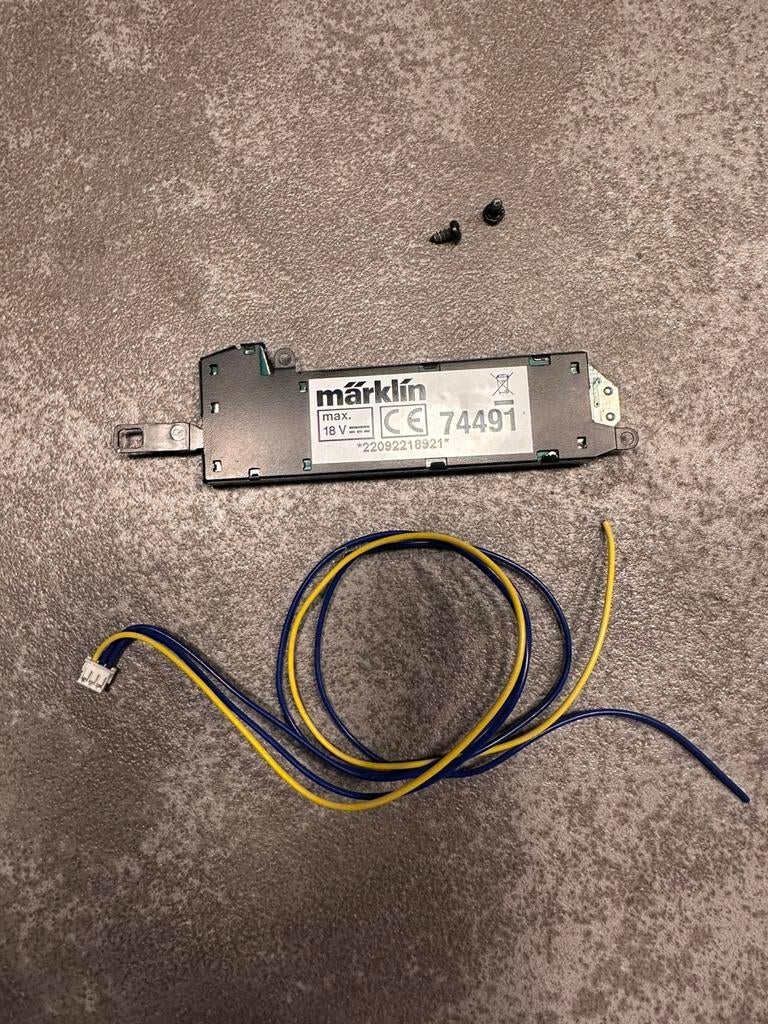 Marklin 74491 Elektrische wisselaandrijving (ovp aanwezig), Hobby en Vrije tijd, Modeltreinen | H0, Wisselstroom, Rails, Ophalen of Verzenden