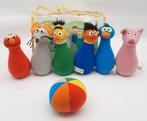 Sesamstraat knuffel bowling set compleet uit 2007, Ophalen of Verzenden, Gebruikt, Overige typen