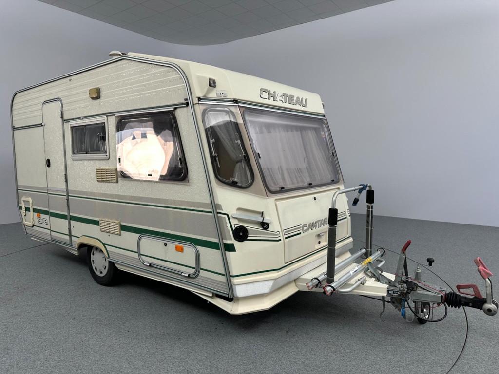 Chateau Cantara 380 Voortent Fietsendrager Ook Inkoop, Caravans en Kamperen, Caravans, Koelkast, Bedrijf, Treinzit, 500 - 750 kg