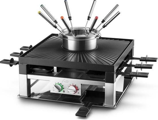 Solis Combi Grill 3 in 1 - Nieuw in de doos!, Ophalen of Verzenden, Nieuw, 8 personen of meer