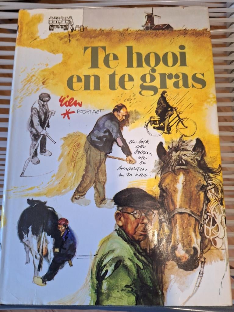 Te hooi en te gras - Rien Poortvliet (1975), Boeken, Overige Boeken, Ophalen of Verzenden, Gelezen