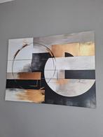 Mooi abstract canvas schilderij, Ophalen of Verzenden, Zo goed als nieuw, Schilderij, 75 cm of meer