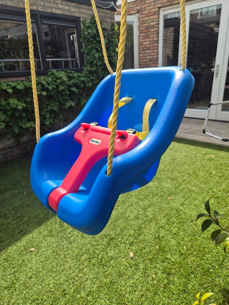 Little Tikes babyschommel - Blauw/Rood, Kinderen en Baby's, Ophalen, Zo goed als nieuw