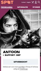 1 ticket voor Antoon, Eén persoon, Maart