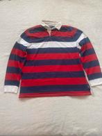 Ralph Lauren Rugby Shirt/Polo - Rood/Blauw/Wit - Maat XL, Ophalen of Verzenden, Zo goed als nieuw, Maat 56/58 (XL), Rood