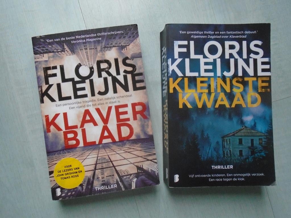 klaverblad & kleinste kwaad, floris kleijne, Ophalen of Verzenden, Zo goed als nieuw, Floris kleijne