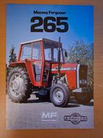 Folder Massey Ferguson MF 265 2WD Nederlandstalig, Ophalen of Verzenden, Gelezen, Tractor en Landbouw