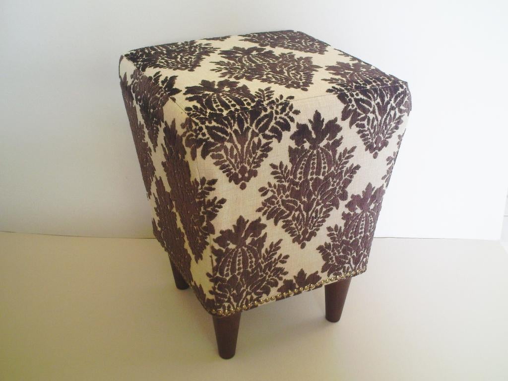 Krukje Quadro - Chivasso stof Opera - BRUIN. NIEUW !!, Minder dan 50 cm, Vierkant, Nieuw, Minder dan 50 cm