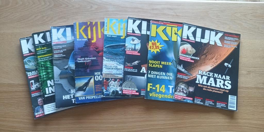 KIJK tijdschriften, Boeken, Tijdschriften en Kranten, Ophalen of Verzenden, Gelezen, Wetenschap en Natuur