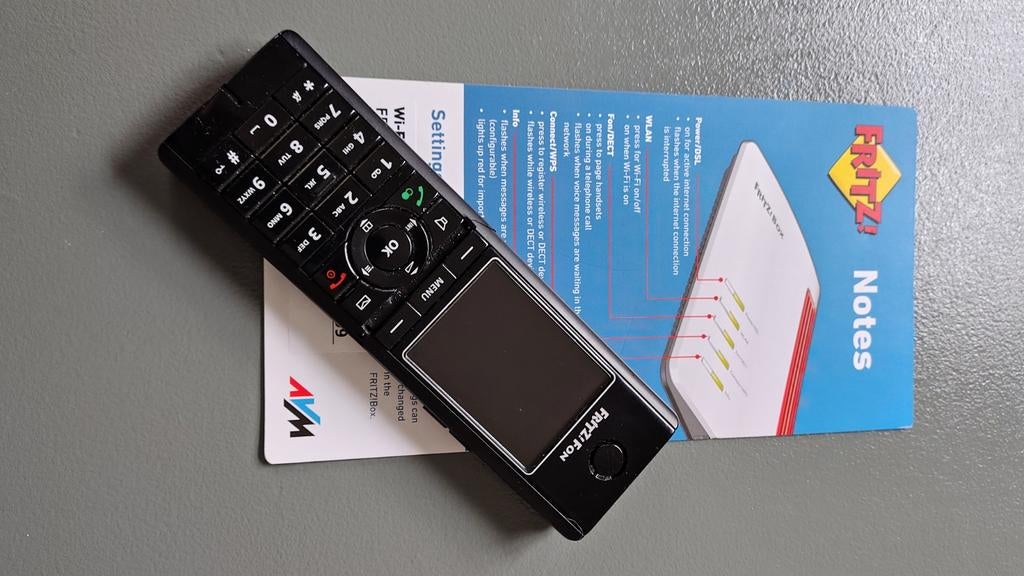 FRITZ!Fon C5 DECT telefoon (zgan), Verzenden, Zo goed als nieuw, 1 handset, Stralingsarm