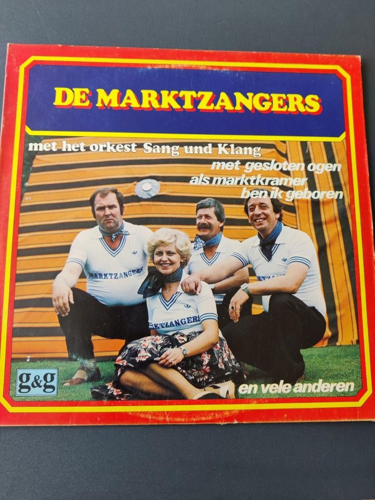 De Marktzangers met het orkest Sang und Klang, Ophalen of Verzenden, Zo goed als nieuw, 12 inch, Levenslied of Smartlap