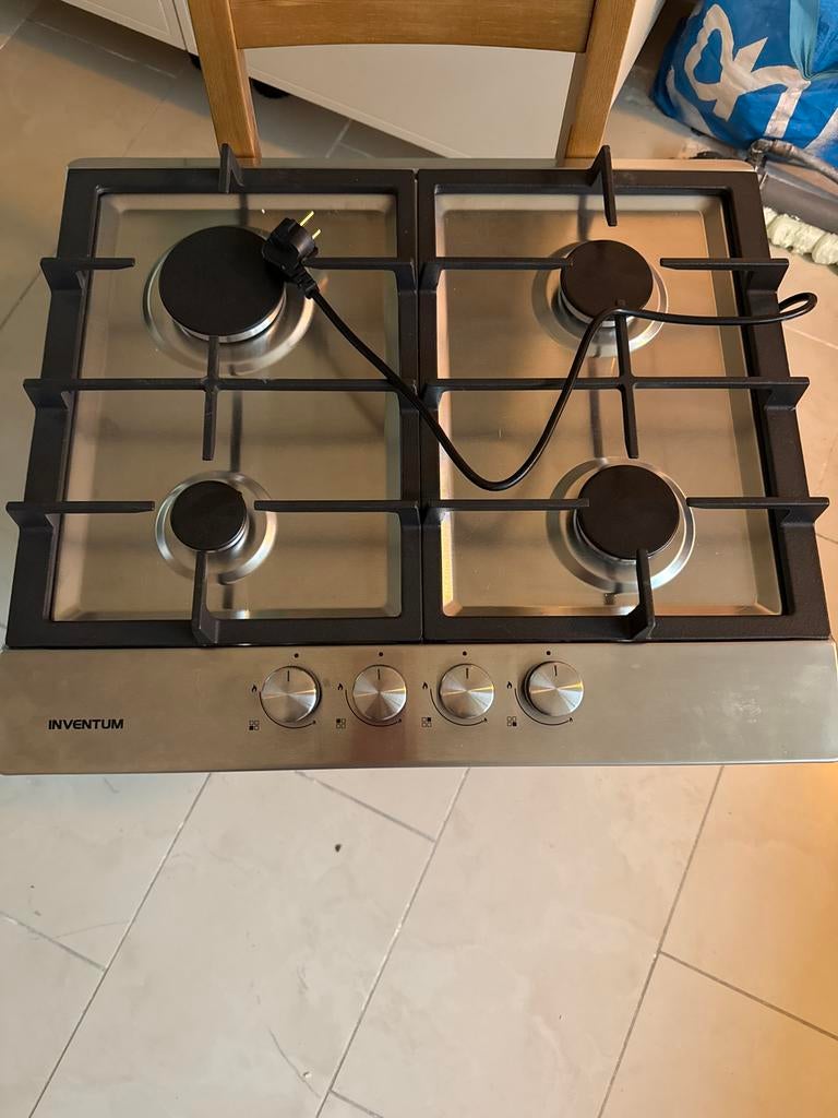 Nieuw Inventum Inbouw Gasfornuis - Showroommodel, Ophalen, Minder dan 85 cm, 60 cm of meer, Nieuw