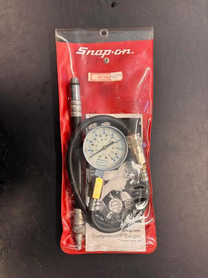Snap-on MT26J Compressietester met adapter, Auto diversen, Autogereedschap, Nieuw, Ophalen of Verzenden