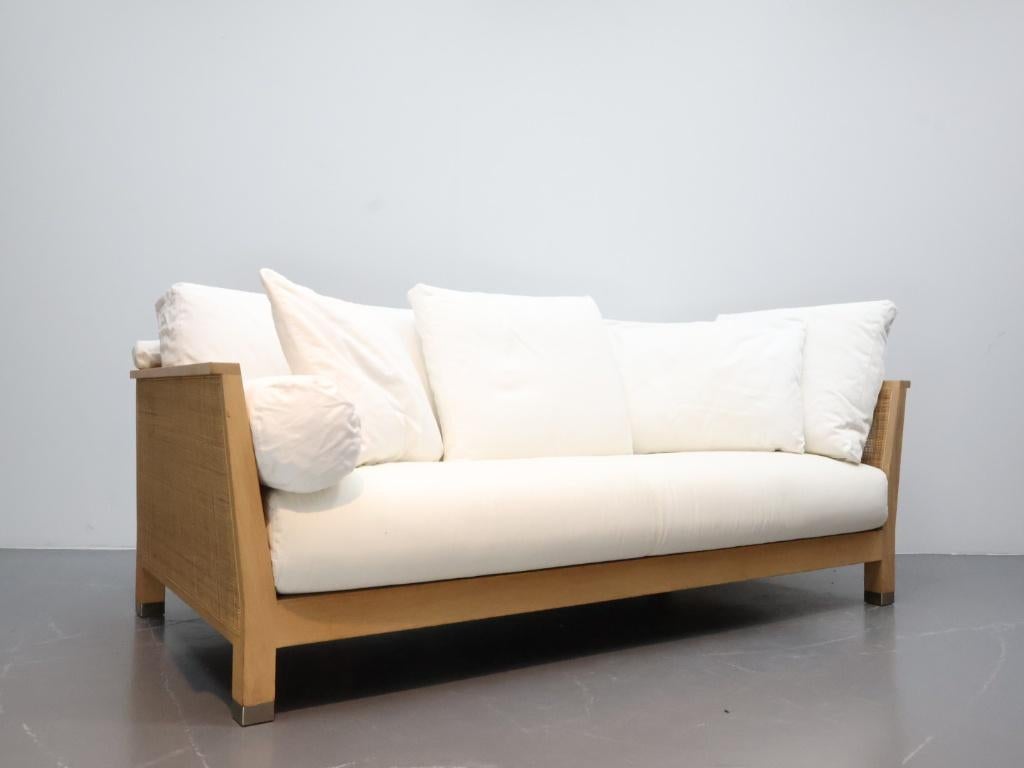 Vintage bank | Flexform | model Zanzibar, Huis en Inrichting, Banken | Bankstellen, Ophalen, Gebruikt, ., Italiaans design Flexform