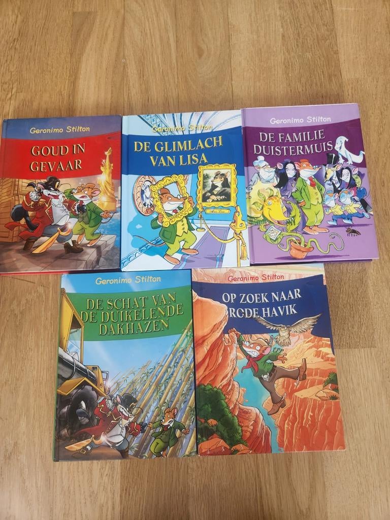 Geronimo Stilton boeken set van 5, Boeken, Ophalen of Verzenden, Gelezen, Geronimo Stilton, Fictie algemeen