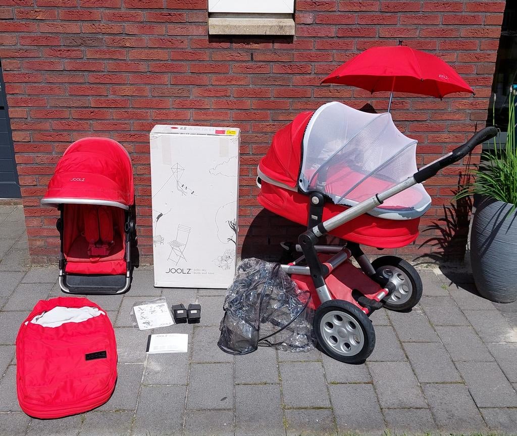 Complete Joolz kinderwagen met veel accessoires, Gebruikt, Ophalen of Verzenden, Met reiswieg, Kinderwagen