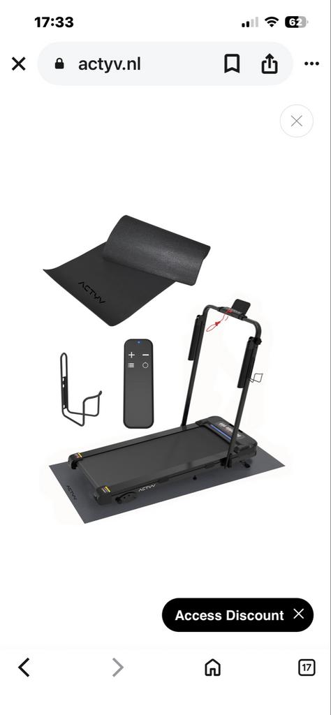 Nieuwe Actyv V3 Loopband, Nieuw, Ophalen of Verzenden, Metaal, Loopband
