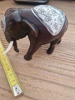Oud, houten olifantje, Ophalen of Verzenden