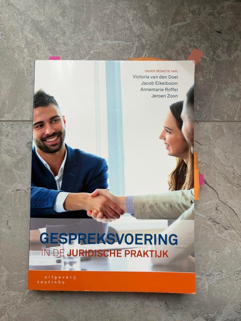 Gespreksvoering in de Juridische Praktijk, Boeken, Studieboeken en Cursussen, Ophalen of Verzenden, Gamma, Gelezen, HBO