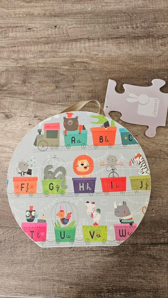 vloerpuzzel van JANOD: Vloerpuzzel – Alfabettrein, Ophalen of Verzenden