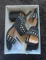 Dorothy Perkins sandalen met hak maat 40, leer, zwart, nieuw, Zwart, Nieuw, Dorothy Perkins, Sandalen of Muiltjes