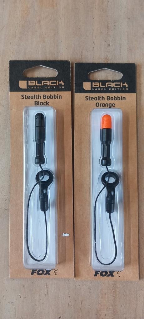 Nieuwe Fox Bobbin Stealth Black en Orange, Watersport en Boten, Hengelsport | Karpervissen, Ophalen of Verzenden