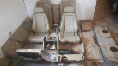 BMW E24 630 633 635 cs csi Recaro interieur perlbeige leer, Auto-onderdelen, Interieur en Bekleding, BMW, Ophalen