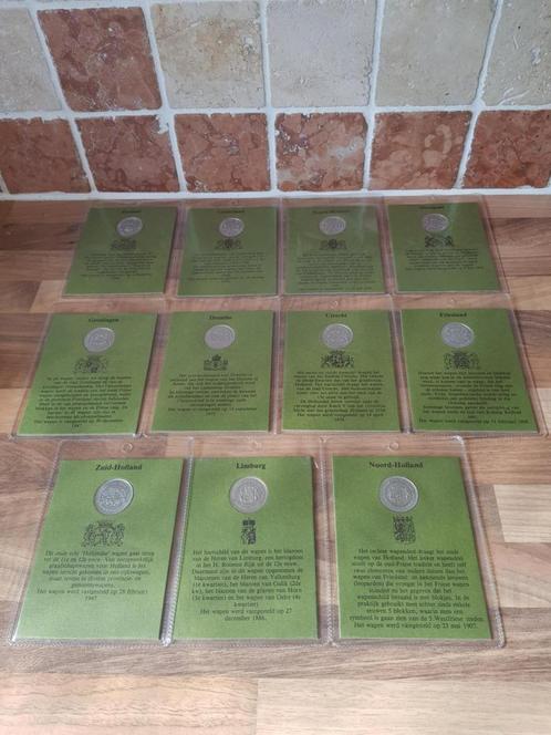 Complete set provinciale muntpenningen 1981 (11 stuks), Postzegels en Munten, Penningen en Medailles, Overige materialen, Nederland