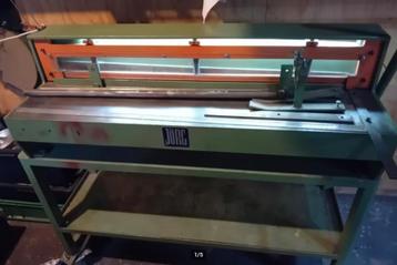 JORG metaalplaat knipbank 1050 mm beschikbaar voor biedingen