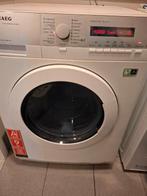 Werkende AEG wasmachine 9 kg, Witgoed en Apparatuur, Ophalen, 1200 tot 1600 toeren, Gebruikt, Energieklasse A of zuiniger