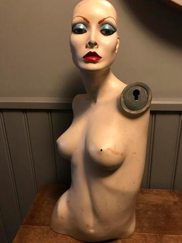 Vintage / retro paspop torso, HINSGAUL Twiggy stijl beschikbaar voor biedingen