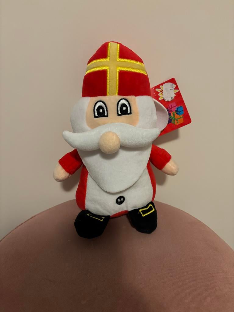 Knuffel Sinterklaas - Nieuw met kaartje!, Ophalen of Verzenden, Nieuw, Overige typen