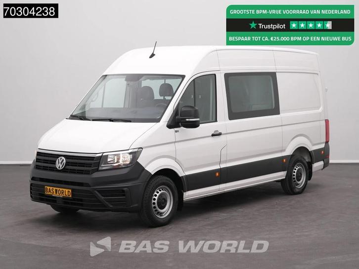 Volkswagen Crafter Dubbel Cabine L3H3 Trekhaak Navi Camera A, Auto's, Bestelauto's, Bedrijf, Te koop, Achteruitrijcamera, Airconditioning