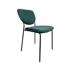 Jazz fluwelen horeca stoelen velvet eetkamerstoelen  816, Ophalen of Verzenden, Nieuw, Grijs, Vijf, Zes of meer stoelen