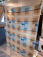 Retro fleece deken met afbeelding hert., Ophalen of Verzenden, Zo goed als nieuw
