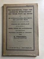 De brandende maar niet verteerde Braambos door E. Fransen, Antiek en Kunst, Antiek | Boeken en Bijbels, Ophalen of Verzenden