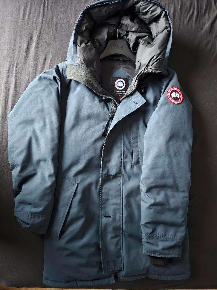 Canada Goose parka ORIGINEEL als nieuw winterjas, Kleding | Heren, Jassen | Winter, Zo goed als nieuw, Maat 48/50 (M), Blauw, Ophalen of Verzenden