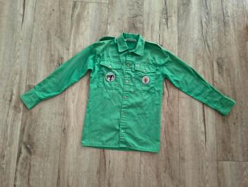 Mooie groene scoutingblouse, Welpen uniform, Scoutshop, 140. beschikbaar voor biedingen